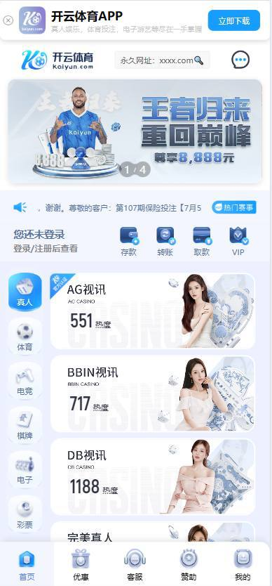 简约蓝白版